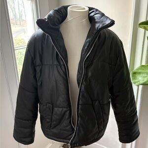 Women's Black Puffer Jacket